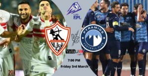 مباراة الزمالك وبيراميدز بث مباشر الدوري المصري الممتاز الأسبوع 20